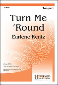 Turn Me 'Round Two-Part choral sheet music cover Thumbnail